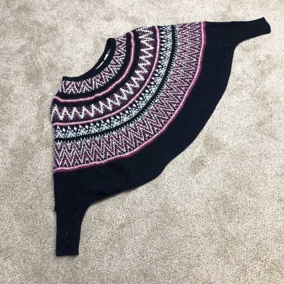 Anthropologie Sleeping On Snow Sweater Poncho - Picture 3 of 8